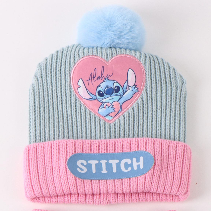 Set 3 piese pentru iarna din acril Lilo & Stitch Love [2]