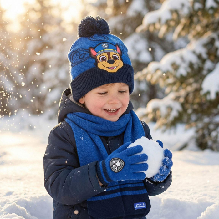 Set 3 piese pentru iarna din acril Paw Patrol Chase [2]