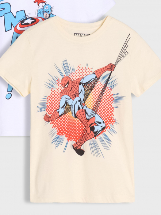 Set 3 tricouri din bumbac cu maneca scurta Spiderman [8]