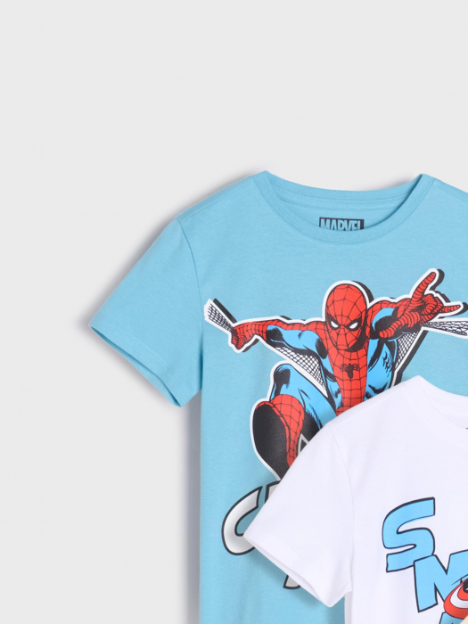 Set 3 tricouri din bumbac cu maneca scurta Spiderman [7]