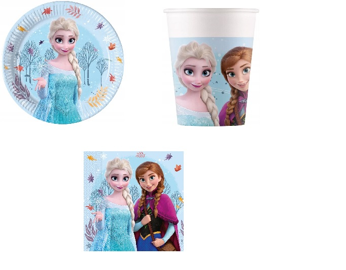 Set 36 accesorii pentru petrecerea copiilor, Frozen Idyllic Wonder [1]