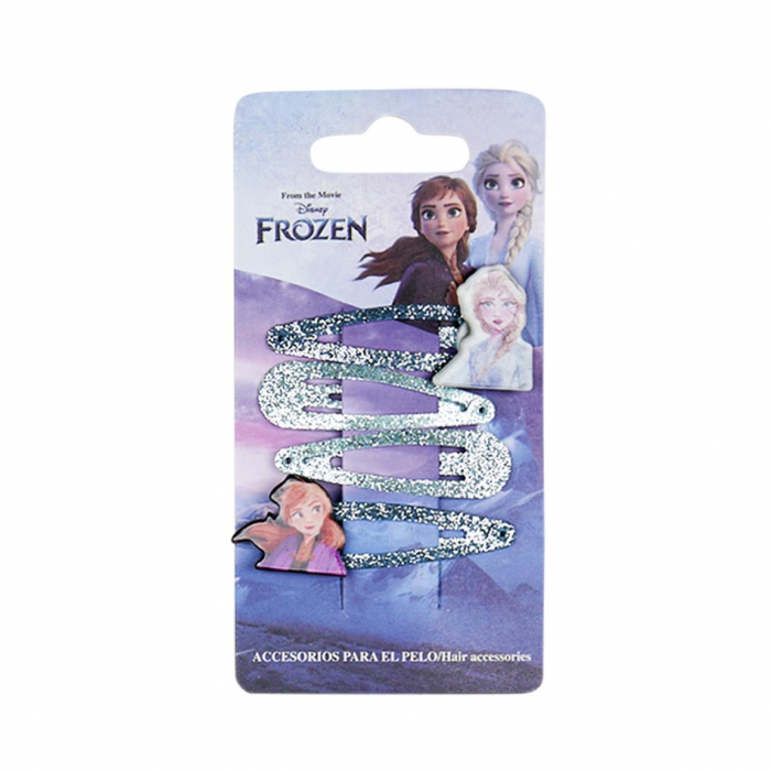 Set 4 agrafe cu sclipici Frozen Disney [2]