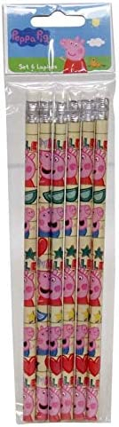 Set 6 creioane cu radiera Peppa Pig [4]
