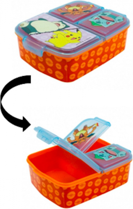 Cutie sandwich Pokemon, multicompartimente [3]