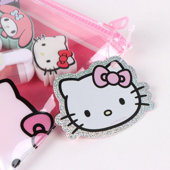 Set 4 evidentiatoare Hello Kitty cu penar [5]
