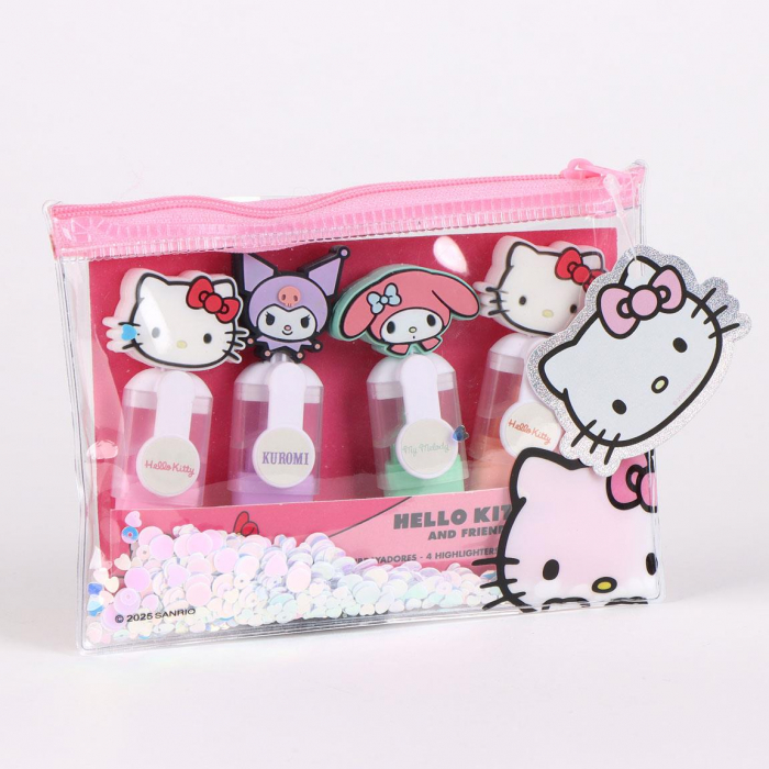 Set 4 evidentiatoare Hello Kitty cu penar [3]
