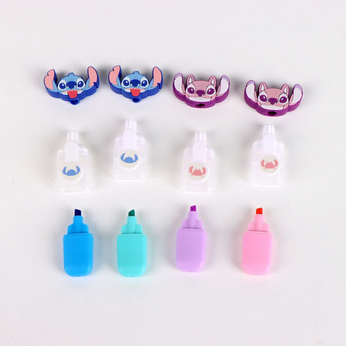 Set 4 evidentiatoare Lilo & Stitch cu penar [4]