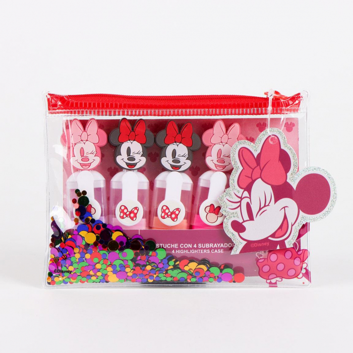 Set 4 evidentiatoare Minnie Mouse Disney cu penar [3]
