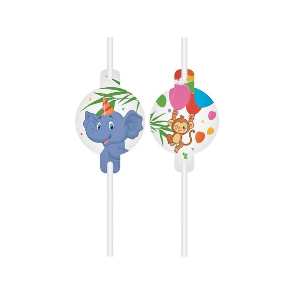 Set 4 paie de hartie Jungle Balloons [1]