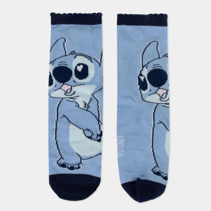Set 4 perechi sosete groase intr-o pusculita cadou, Lilo si Stitch [2]