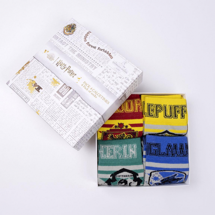 Set cadou 4 perechi sosete Harry Potter [6]