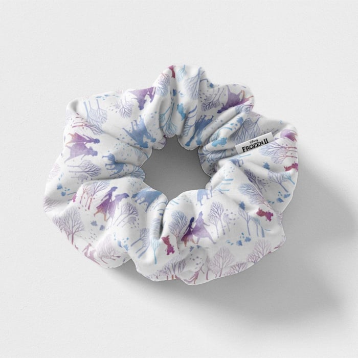 Set 5 elastice textil de par pentru copii, Frozen Disney [4]