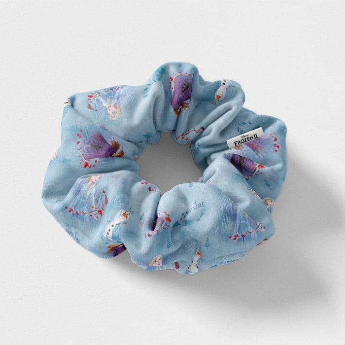 Set 5 elastice textil de par pentru copii, Frozen Disney [7]