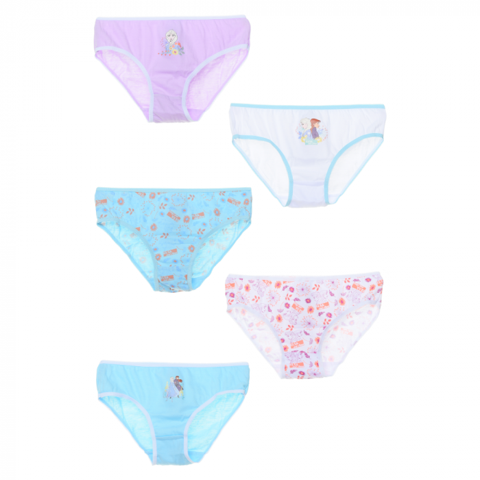 Set 5 perechi chiloti din bumbac, Frozen Disney Elsa [1]