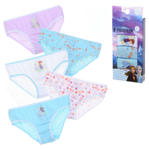 Set 5 perechi chiloti din bumbac, Frozen Disney Elsa [3]