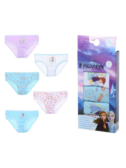 Set 5 perechi chiloti din bumbac, Frozen Disney Elsa [2]