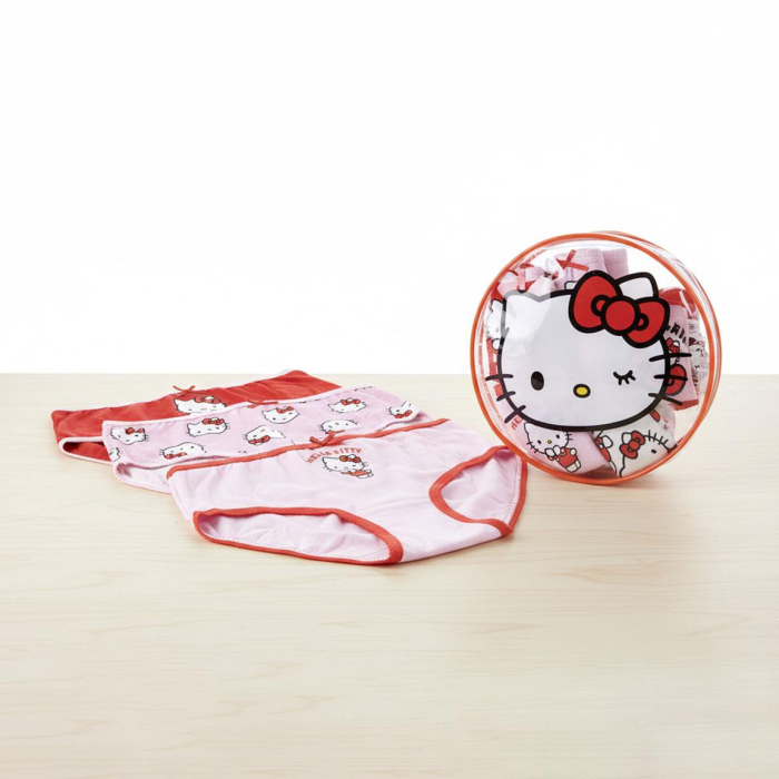 Set 5 perechi chiloti din bumbac Hello Kitty [7]