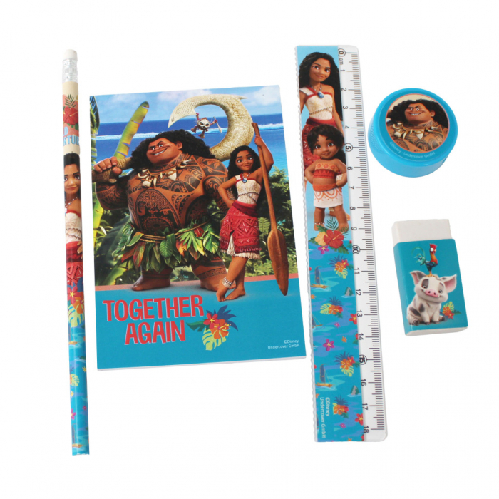 Set 5 rechizite Disney Moana Vaiana Together Again [2]