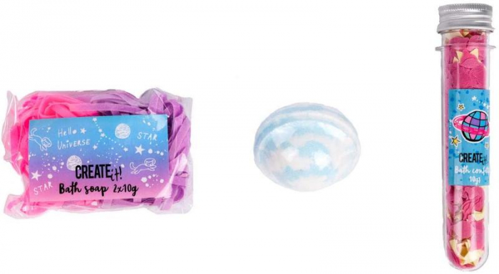 Set Spa Galaxy cu bombă de baie, confetti și săpun [2]