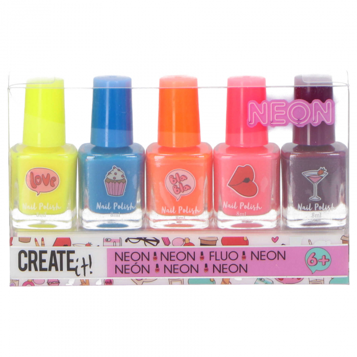 Set 5 sticlute oja neon pentru copii [2]