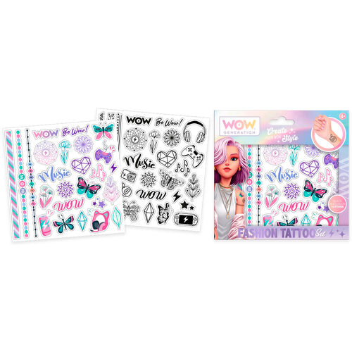 Set 50 tatuaje copii Wow Generation, 17x18x0.2 cm [2]