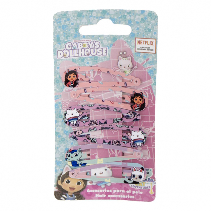 Set 6 agrafe cu clips, Gabby's Dollhouse [1]
