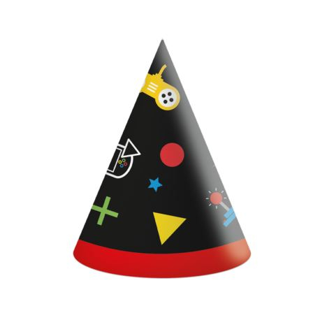 Set 6 coifuri party Gaming Party, 16 cm [2]