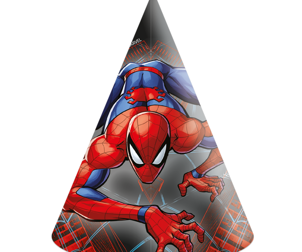 Set 6 coifuri party Spider-Man World Of Webs, 16 cm [1]