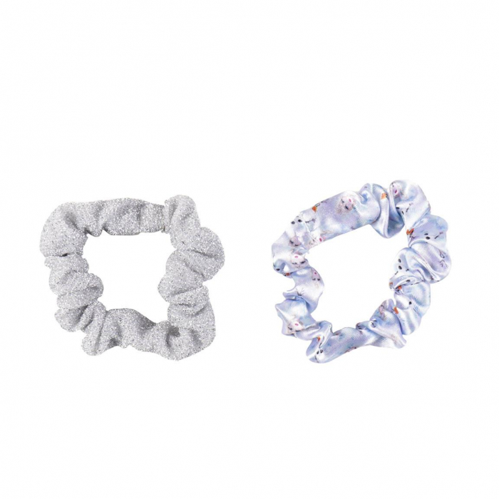 Set 6 elastice textil de par pentru copii, Frozen Disney [3]