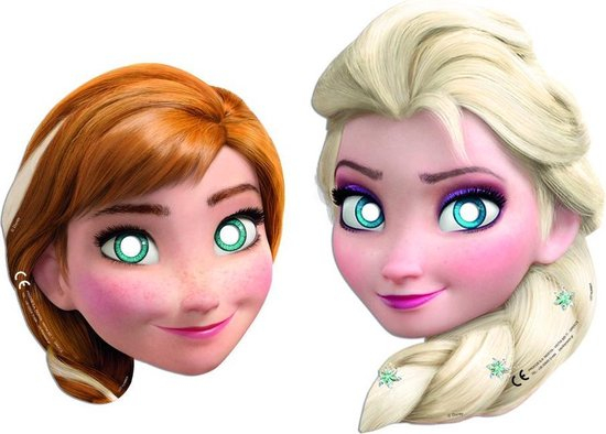 Set 6 masti party pentru copii, Frozen II Wind Spirit [3]