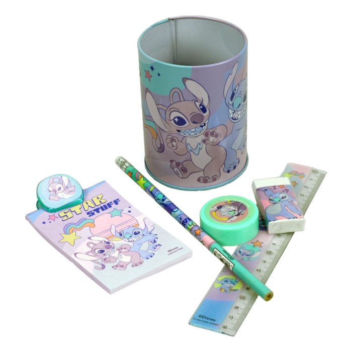 Set 7 rechizite Disney Lilo & Stitch Star Stuff, metalic, 24.5x14x7 cm [3]