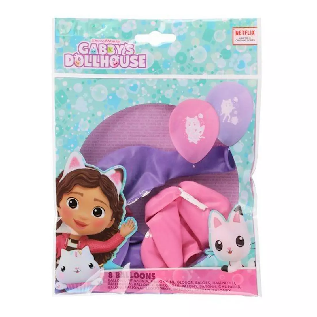 Set 8 baloane de petrecere Gabby's Dollhouse 26 cm [2]