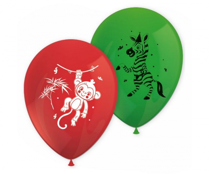 Set 8 baloane de petrecere Jungle Balloons 28 cm [1]