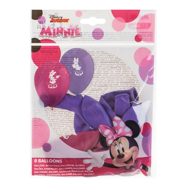 Set 8 baloane de petrecere Minnie Rainbow Make Me Smile 27 cm [2]