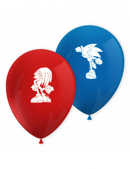 Set 8 baloane de petrecere Sonic Speed 27 cm [1]