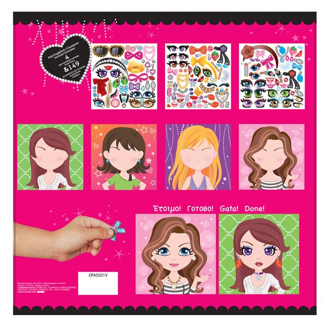 Set Autocolante Lipeste - Dezlipeste Fata - 153 bucati [4]