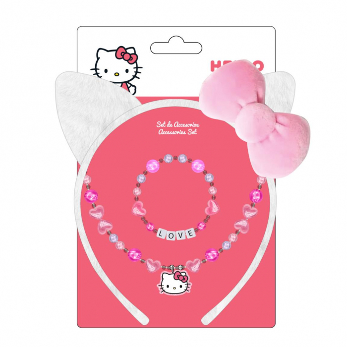 Set bentita par, bratara si lantisor Hello Kitty [2]