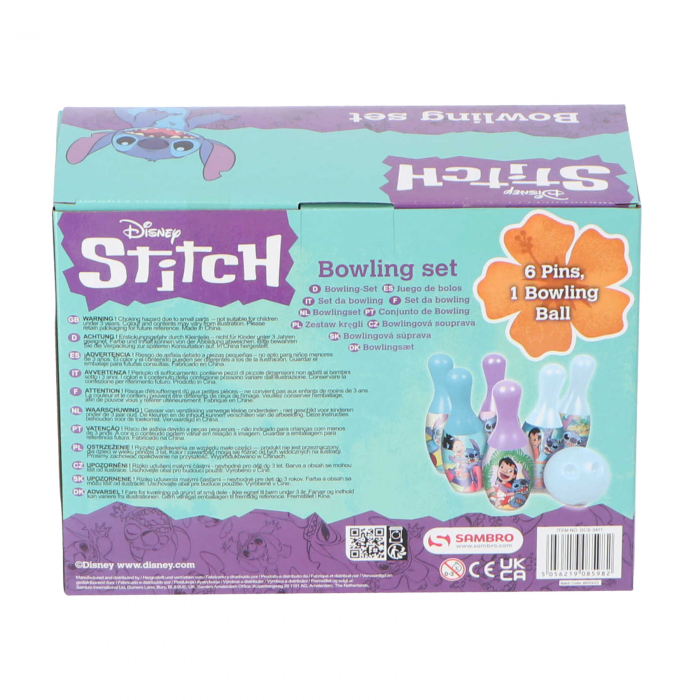 Set bowling plastic 6 popice Lilo & Stitch [3]