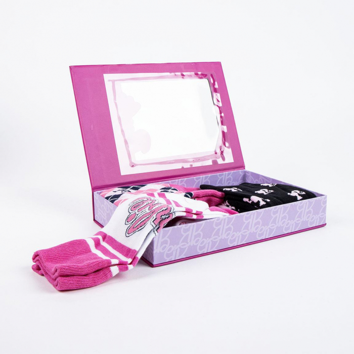 Set cadou 3 perechi sosete lungi Barbie [8]