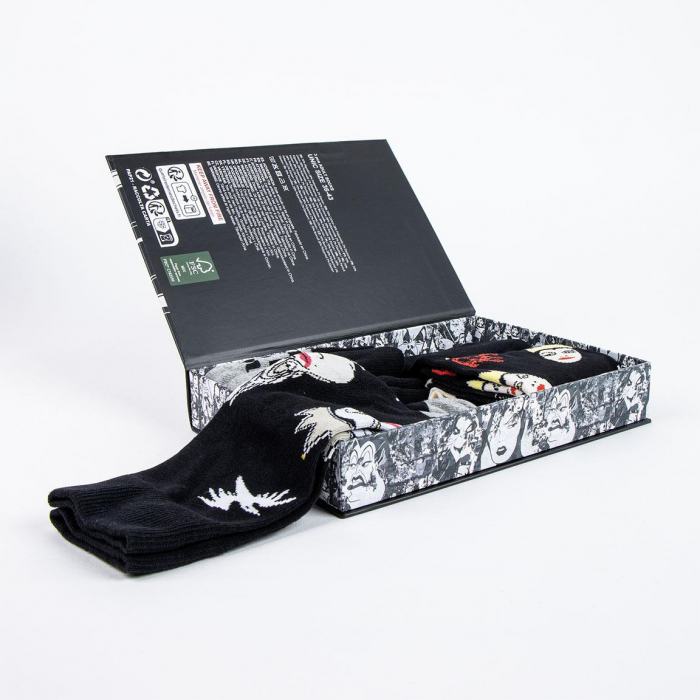 Set cadou 3 perechi sosete lungi Disney Villanas [9]