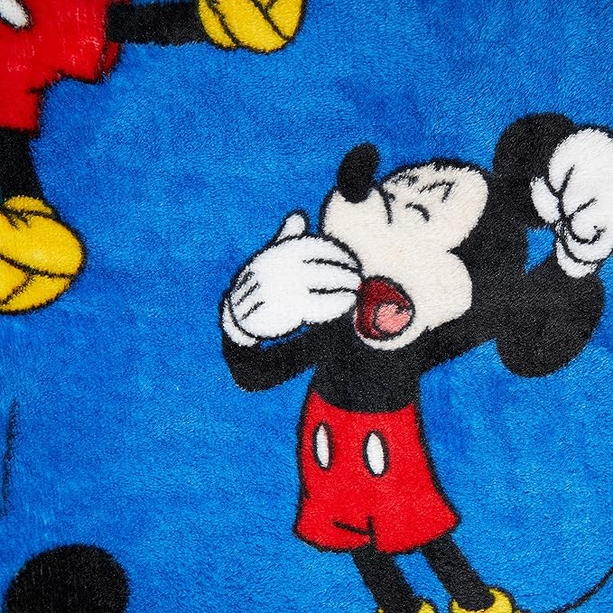 Set cadou patura pufoasa sosete si masca de dormit Mickey Mouse, 160x120 cm [5]
