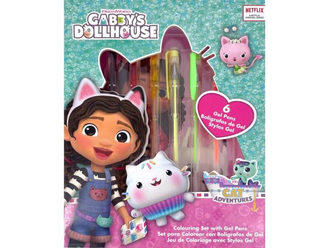 Set caiet si 6 pixuri Gabby's Dollhouse, 23.5x18.5x2.8cm [2]