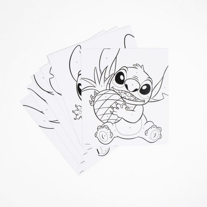 Set Colorful Lilo & Stitch pictat dupa numere [2]