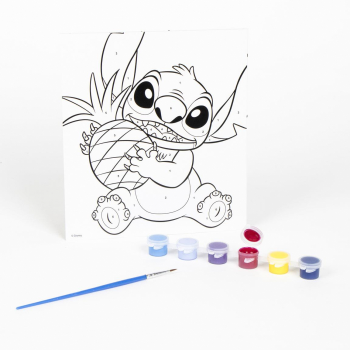 Set Colorful Lilo & Stitch pictat dupa numere [3]