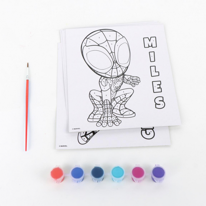 Set Colorful Spidey pictat dupa numere [2]