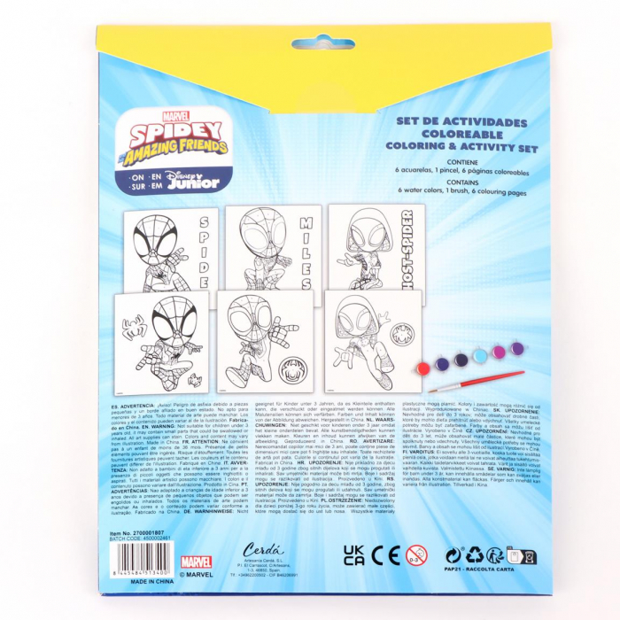 Set Colorful Spidey pictat dupa numere [4]