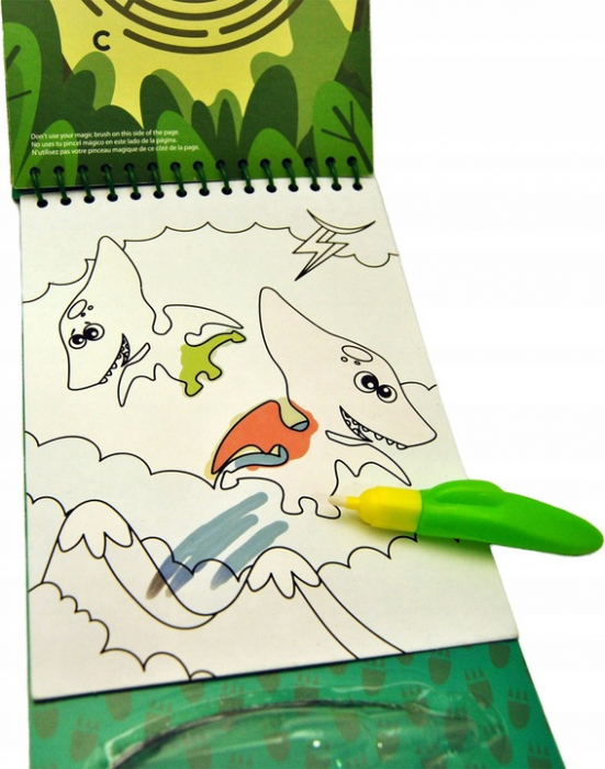 Set creatie, Deseneaza cu apa Crazy Dino [2]