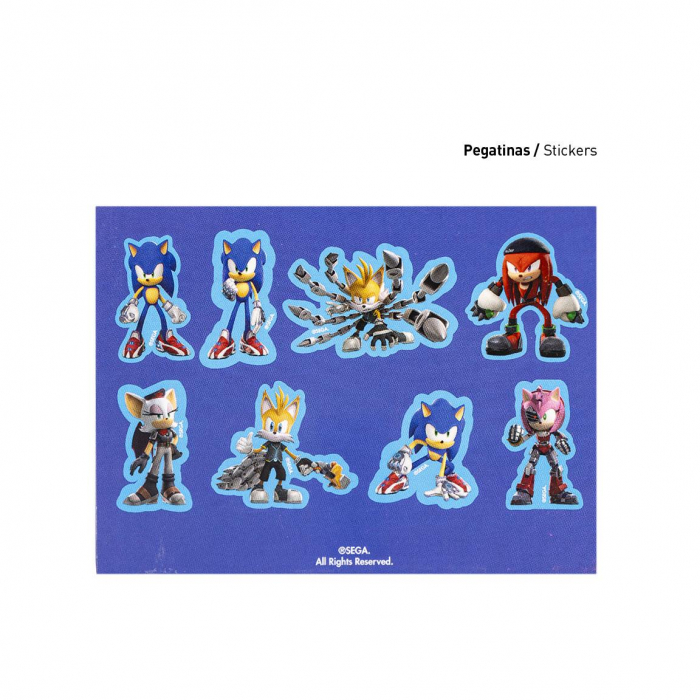 Set creativ cu creioane ╚Öi autocolante Sonic [4]
