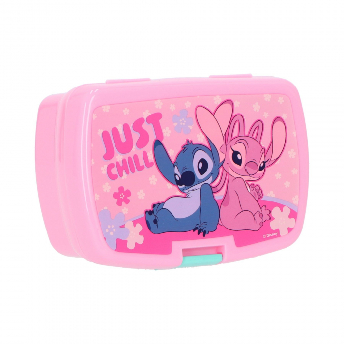 Set cutie sandwich si sticla apa din aluminiu 400 ml Lilo & Stitch [3]