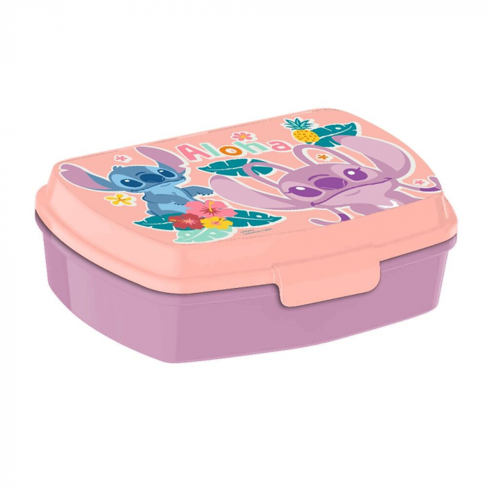 Set cutie sandwich si sticla apa din aluminiu 500 ml Lilo & Stitch Aloha [3]